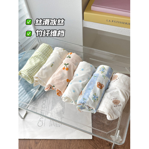 內褲女女生冰絲無痕可愛甜美卡通印花日系少女學生2025新款