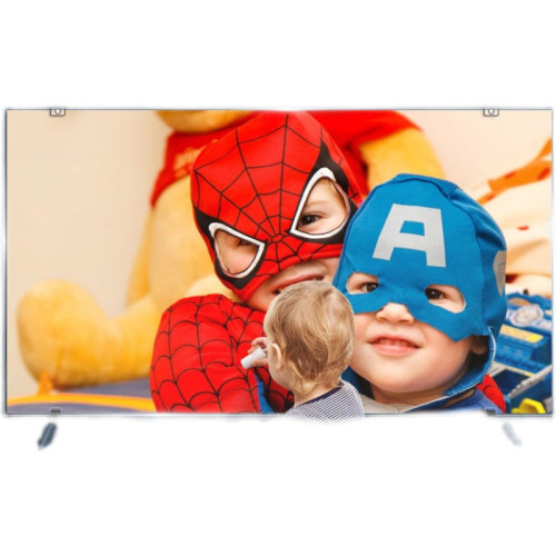 電視機鋼化螢幕膜兒童防藍光輻射防爆保護罩打劃砸小孩護眼55英寸