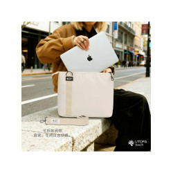 【多功能】UTOPAtouch Cascade小瀑布電腦包 旅行拉桿帶時尚通勤電腦包macbook 13/寸14寸通用斜後後背包單肩包