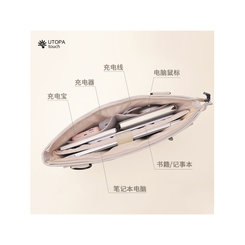 【多功能】UTOPAtouch Cascade小瀑布電腦包 旅行拉桿帶時尚通勤電腦包macbook 13/寸14寸通用斜後後背包單肩包 【多功能】UTOPAtouch Cascade小瀑布電腦包 旅行拉桿帶時尚通勤電腦包macbook 13/寸14寸通用斜後後背包單肩包