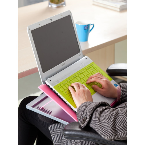 筆電膝上桌子懶人折曡床上黑色支架辦公室桌面電腦增高台寫字板