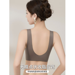 貓人無痕提拉內衣女士小胸聚攏運動防下垂收副乳美背一體式文胸罩