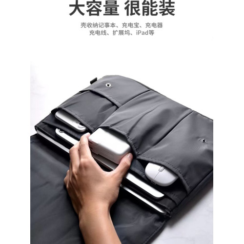 筆電內膽包適用蘋果macbook聯想華爲matebook14筆記型電腦包13.3 14 15.6 16英寸電腦保護套大容量收納包