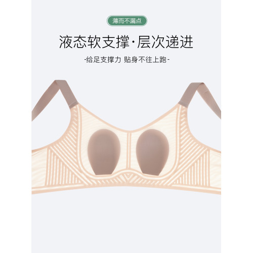 香冪內衣女大胸顯小防下垂超薄舒適透氣無痕提拉全罩杯無鋼圈文胸