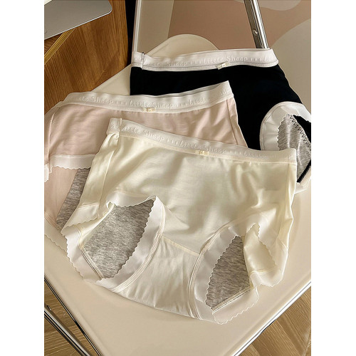 莫代爾生理內褲女全棉襠透氣大姨媽經期加寬防側漏安全衛生三角褲