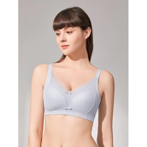 雅丹芝無痕內衣女薄款大胸顯小大碼文胸罩縮胸收副乳防下垂無鋼圈