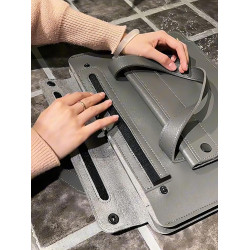 2026新款風琴筆記型電腦包防水適用聯想小新14寸輕便大容量macbook16寸13.3手拎包新款手提包電腦保護內膽包