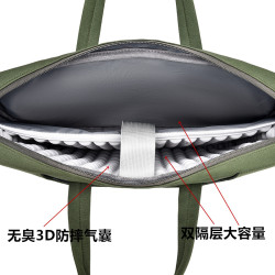 適用聯想小新Pro14/16電腦包Air15筆電16寸手提14寸單肩包大容量防水斜後後背包15.6寸收納袋可放滑鼠電源