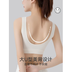 貓人少女文胸女學生運動內衣初中高中生二三階段發育期固定杯背心
