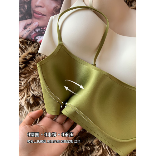 無痕薄杯雲感裸感內衣女小胸聚攏上托防下垂收副乳2025新款文胸罩
