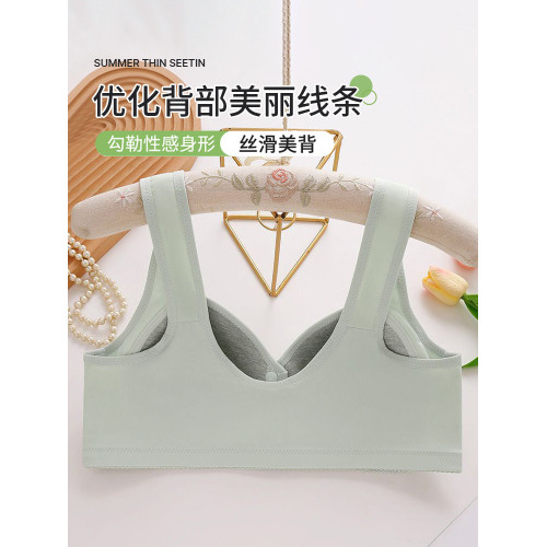 老年人專用內衣女媽媽款中年婦女聚攏無鋼圈前開釦大碼背心文胸罩