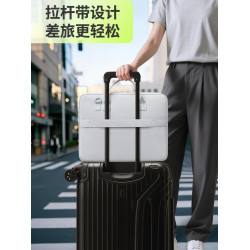 適用於天選6 Pro5/4/3電腦包2025全包圍氣囊筆電無畏Pro破曉16寸15.6FA608單肩後後背包男女手提輕便袋防震加厚