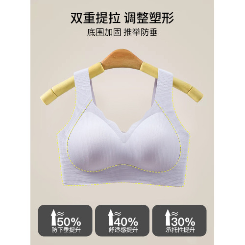 無痕內衣女小胸聚攏美背心式運動收副乳防下垂2025新款爆款文胸罩