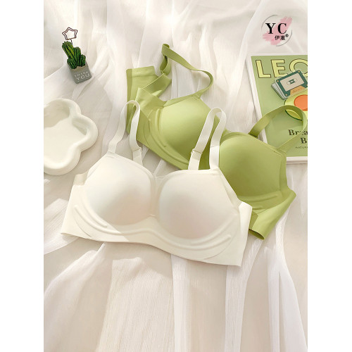 伊澈3176內衣女無痕聚攏小胸無鋼圈上托軟支撐收副乳女士薄款文胸