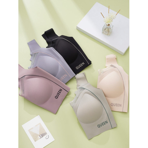 280斤200無痕美背加大碼內衣女防震無鋼圈瑜珈運動文胸收副乳胸罩