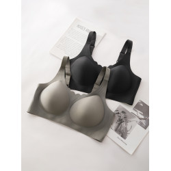 大碼巨包容無痕內衣260斤聚攏舒適全罩杯大胸顯小無鋼圈女士文胸