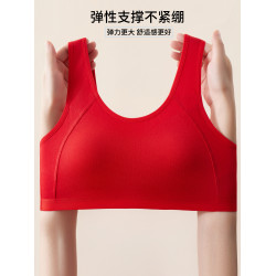 2026馬年本命年紅色內衣棉質兒童女童背心少女學生發育期運動文胸
