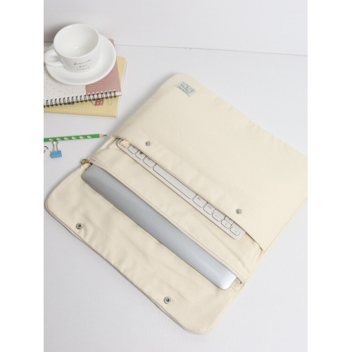 電腦內膽包14寸2024新款適用macbookair/pro13英寸蘋果筆電保護套iPad11Pro收納純色簡約電腦包