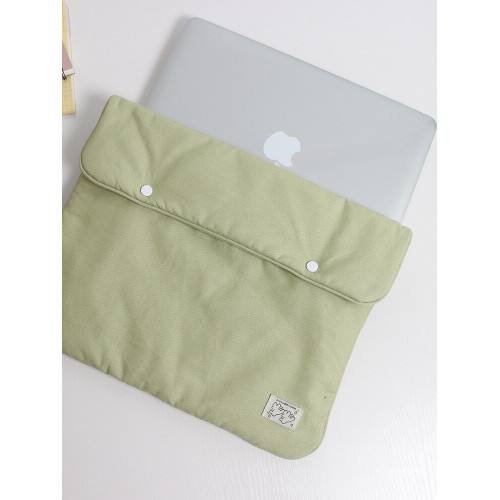 電腦內膽包14寸2024新款適用macbookair/pro13英寸蘋果筆電保護套iPad11Pro收納純色簡約電腦包