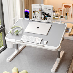 床上小桌子多功能筆記型電腦桌兒童學習桌寫字桌宿捨折曡飄窗書桌
