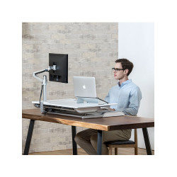 埃普OL-1S筆電支架液晶顯示器支架辦公桌桌面升降蘋果Macbook手