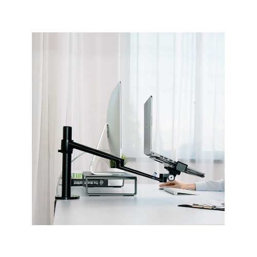 埃普OL-1S筆電支架液晶顯示器支架辦公桌桌面升降蘋果Macbook手