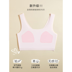 一階段曼妮芬少女防凸點背心兒童發育期女孩文胸女童小學生內衣