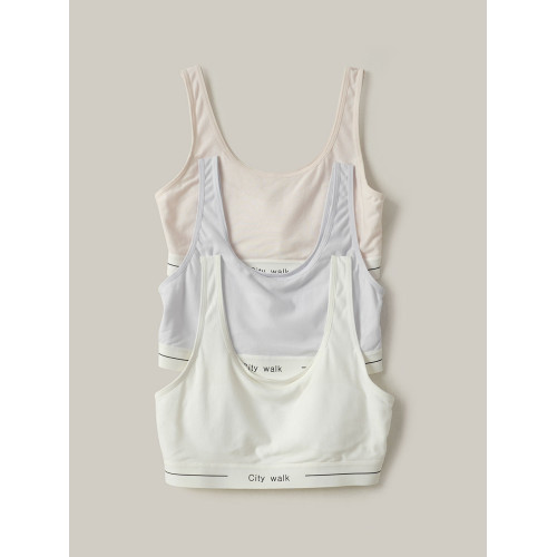 少女內衣 50支零碳莫代爾文胸 初高中生女童青春期運動防震背心