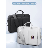 適用於微星MSI星影 15.6英寸電腦包武士GF66泰坦GP78HX氣囊防水筆電包17.3寸單肩後後背包強襲2 氣囊防護電腦包