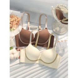 加厚5cm小胸顯大強聚攏內衣女無痕無鋼圈上托防下垂收副乳文胸罩