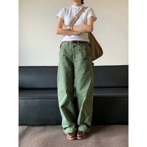 LIFEASAM 美式復古直筒工裝褲男女寬鬆休閒百搭cleanfit長褲潮