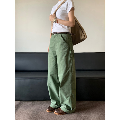 LIFEASAM 美式復古直筒工裝褲男女寬鬆休閒百搭cleanfit長褲潮