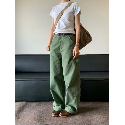 LIFEASAM 美式復古直筒工裝褲男女寬鬆休閒百搭cleanfit長褲潮