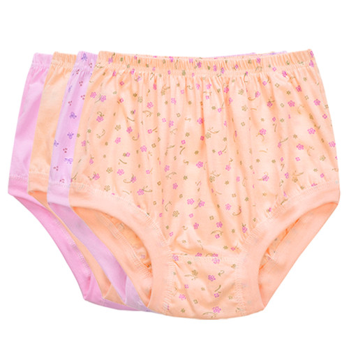 中老年內褲女純棉媽媽內褲老人高腰大碼寬鬆三角短褲女士全棉褲頭