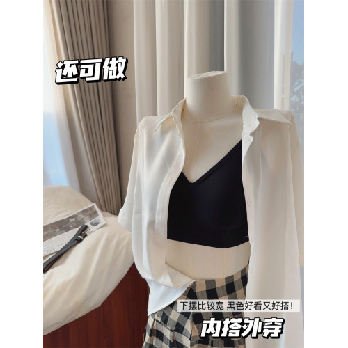 隱形王者 深膚無尺碼無痕內衣女無鋼圈果凍條小胸聚攏薄款背心式