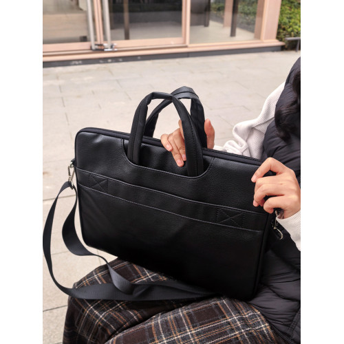 2026新款防水大容量筆記型電腦包上班通勤公文包適用華爲蘋果matebook air13.3寸14寸15寸16寸手提包筆電包