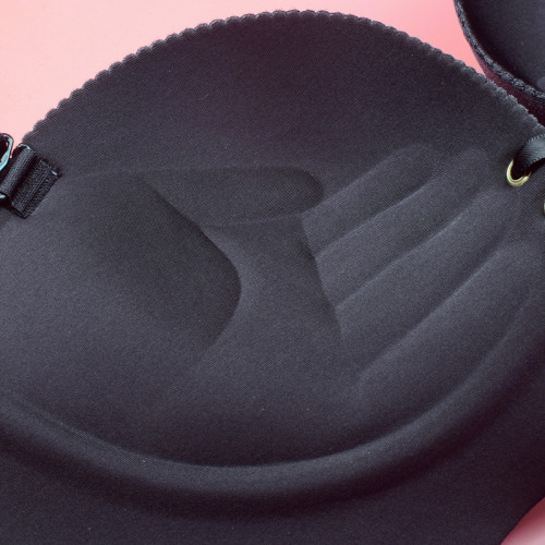 無肩帶內衣女小胸聚攏平胸專用顯大加厚上托無痕胸罩防滑抹胸文胸