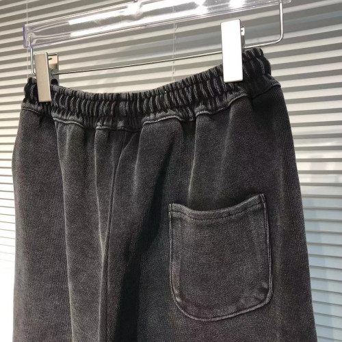 美式復古抽繩水洗款春季新款高腰垂感直筒褲顯瘦