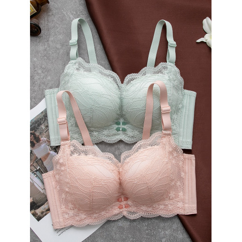 內衣女小胸聚攏平胸專用加厚6cm上托顯大無鋼圈防下垂調整型文胸