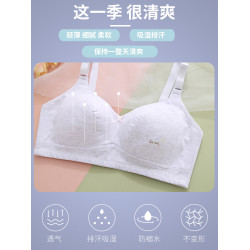 少女初中生純棉內衣12-18嵗高中學生薄款發育期無鋼圈文胸防凸點