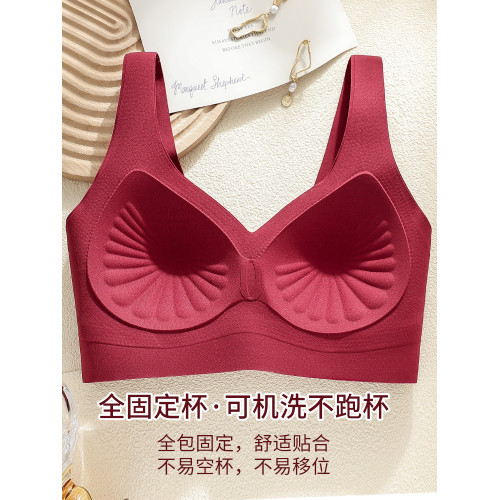 固定杯背心式無痕內衣女無鋼圈提拉美背文胸2026新款爆款女士胸罩