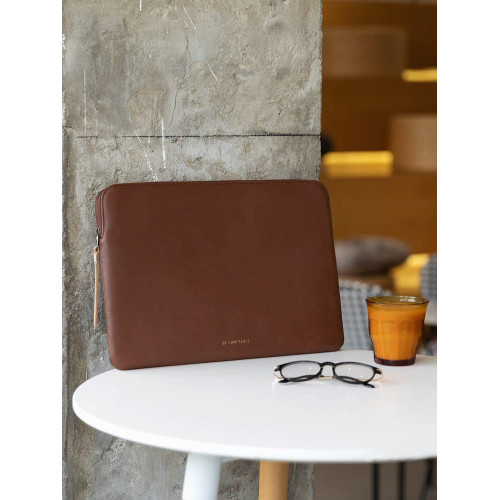 Comfyable內膽包適用於MacbookAir13M5 Pro14英寸Neo保護套簡約復古棕色