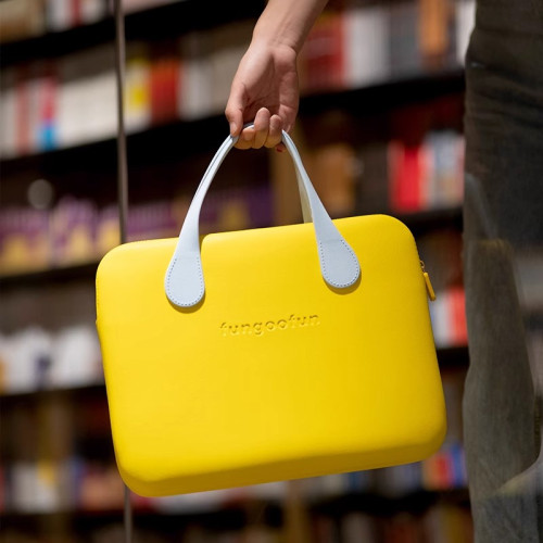 德國精工輕潮筆記型電腦包高級感通勤輕便14寸適用蘋果Macbookair防摔防震16寸保護套