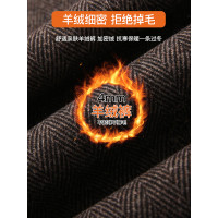 羊絨微喇褲女秋冬新款高腰顯瘦垂順休閒加厚保暖毛呢喇叭褲