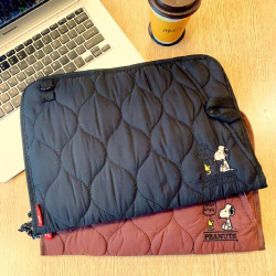 日系史努比卡通14寸筆記型電腦包單肩斜背通勤超輕防震手提內膽包