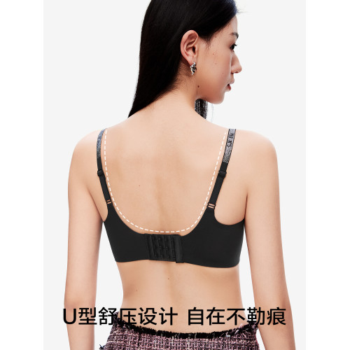 草本初色內衣女反重力聚攏小胸收副乳防下垂無痕無鋼圈軟支撐文胸