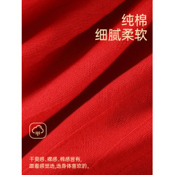 貓人媽媽內褲女士本命年大紅色純棉抗菌全棉襠高腰收腹2025三角褲