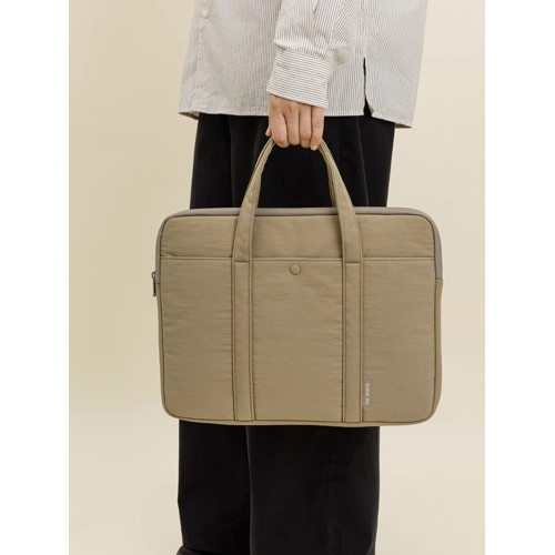 14寸手提電腦包包女2025新款大容量16寸筆電大學生上課電腦包防震托特包