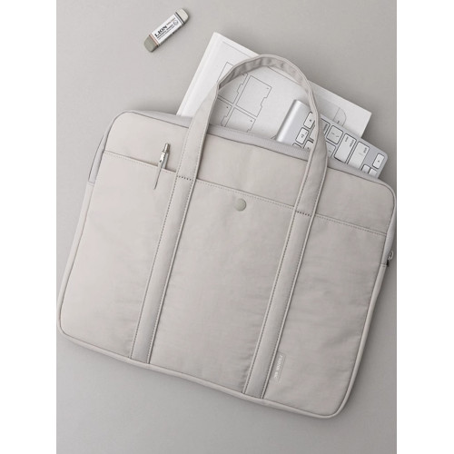 14寸手提電腦包包女2025新款大容量16寸筆電大學生上課電腦包防震托特包