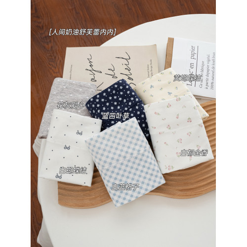 貓人內褲女款純棉2026新款少女學生平角短褲抗菌全棉襠女士不夾臀